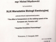 XLIX Warsztaty Biologii Ewolucyjnej (Warszawa, 2009)